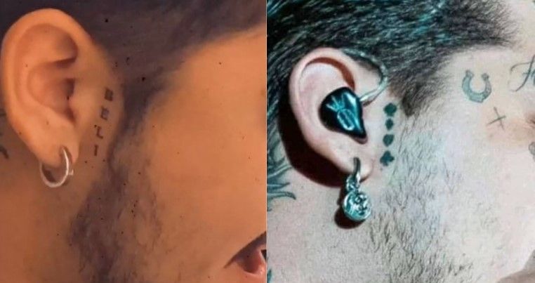 Nodal se borra el tatuaje de Belinda
