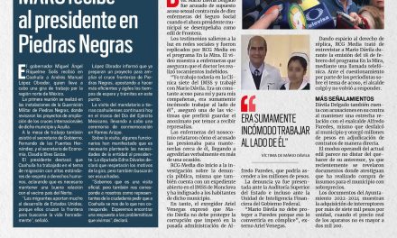 Portada [19 de febrero de 2022] Explota escándalo de Mario Dávila; MARS recibe al presidente en Piedras Negras y más…