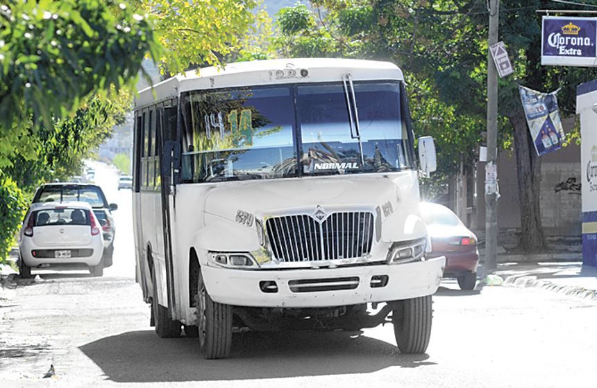 Harán ajustes al transporte urbano de Saltillo