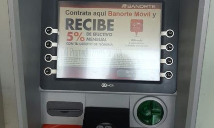 Clonan tarjetas de Banorte en cajero del centro de Saltillo