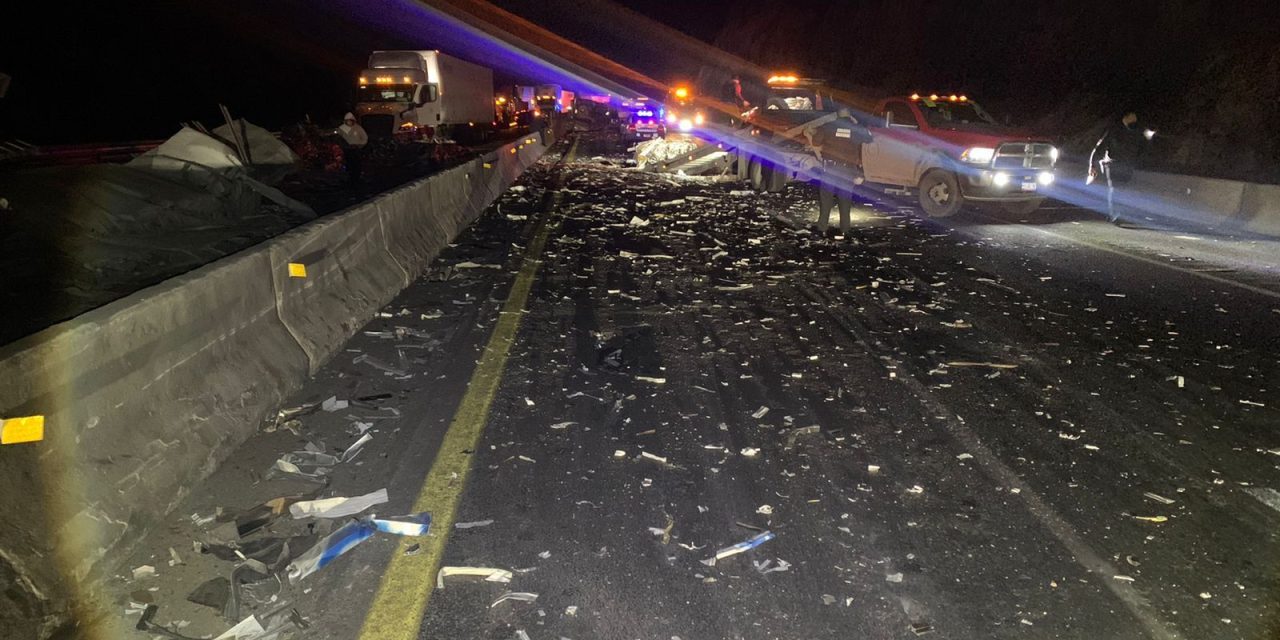 Cierran Los Chorros en ambos sentidos por accidente