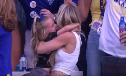 Super Bowl: Esposa e hija de Matt Stafford muestran tierna reacción por touchdown de Rams