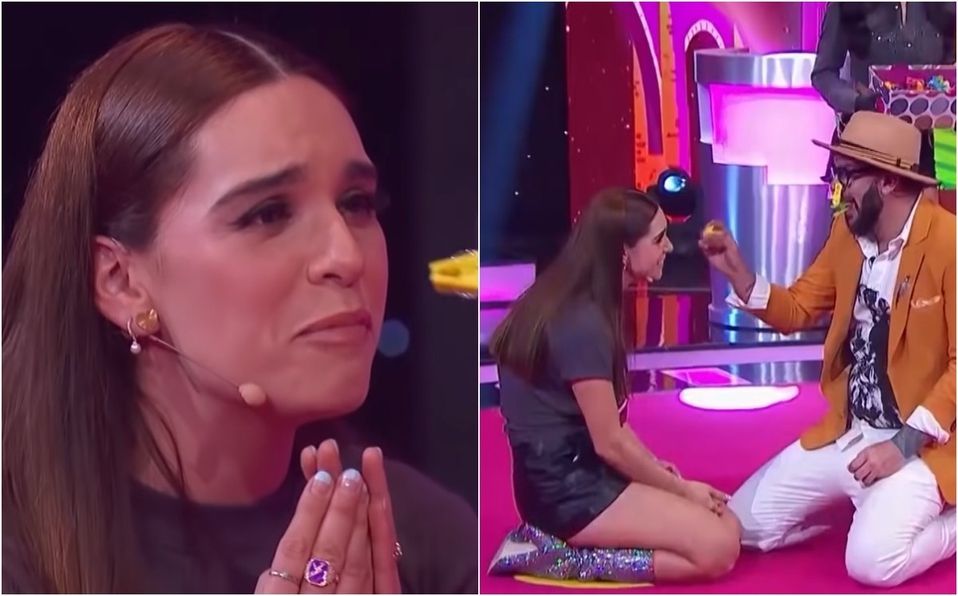 Tania Rincón ‘se hace pipí’ durante su participación en Me caigo de risa