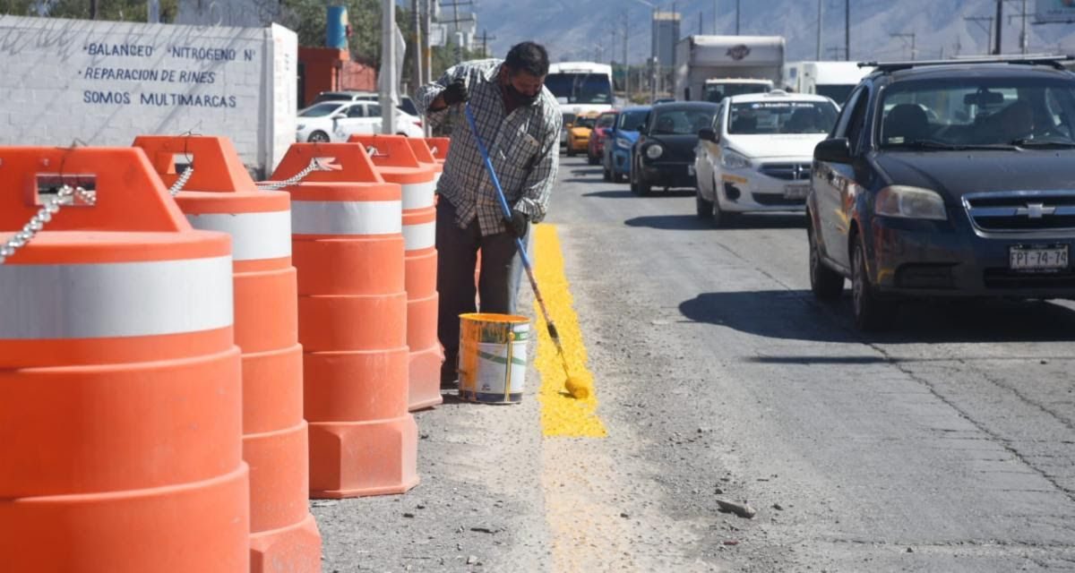 Implementan operativo para dar fluidez vial al poniente de Saltillo