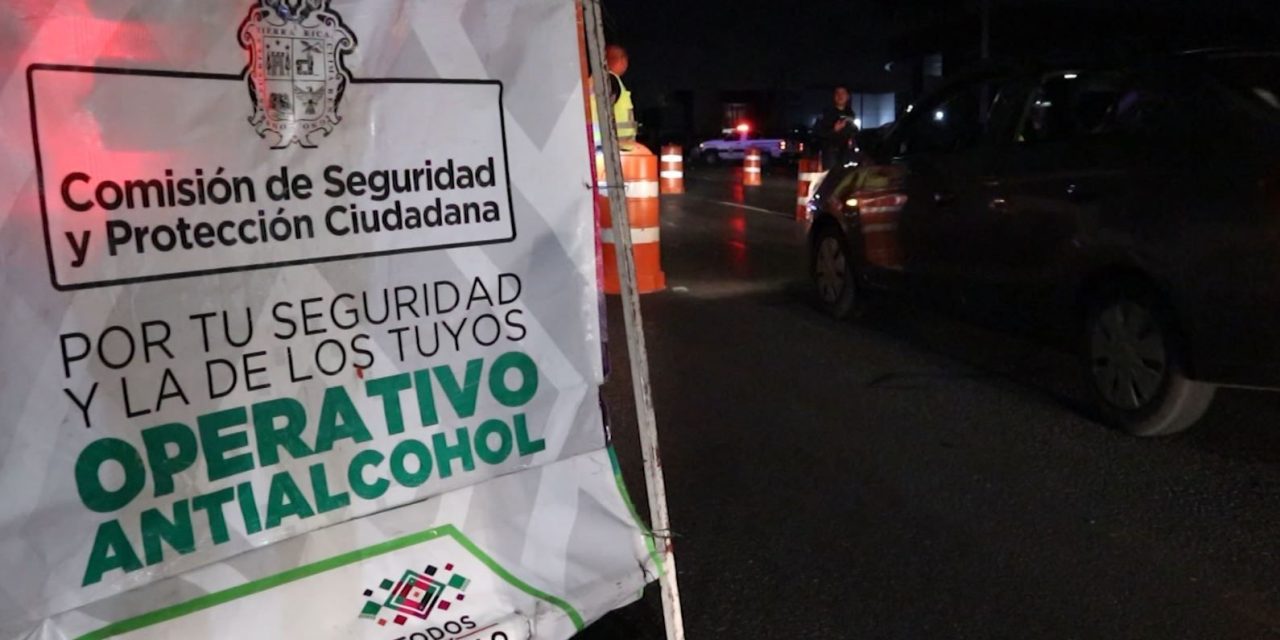 Dejan operativos antialcohol 28 detenidos en Saltillo