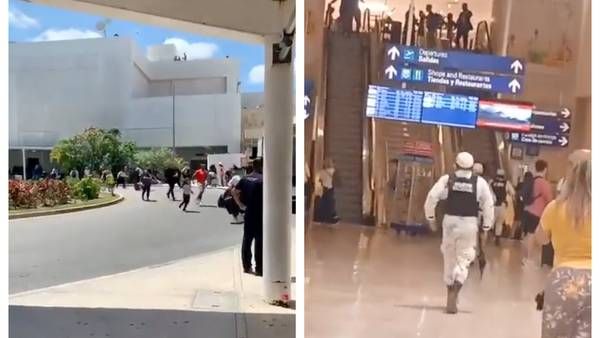 Reportan una balacera en el interior del Aeropuerto de Cancún
