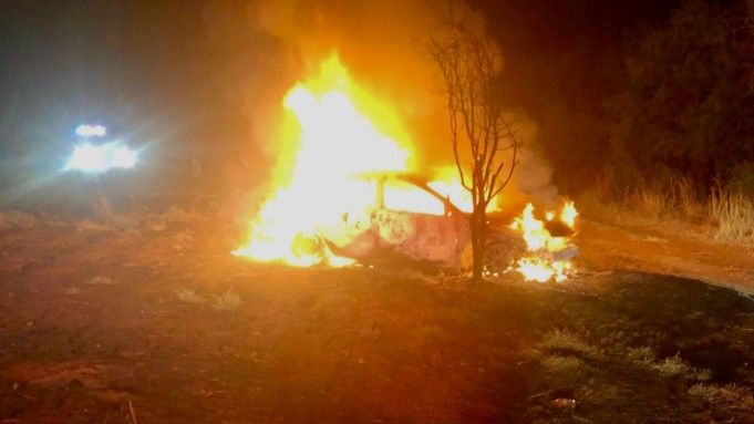 Policía y su acompañante mueren baleados y calcinados en Zacatecas