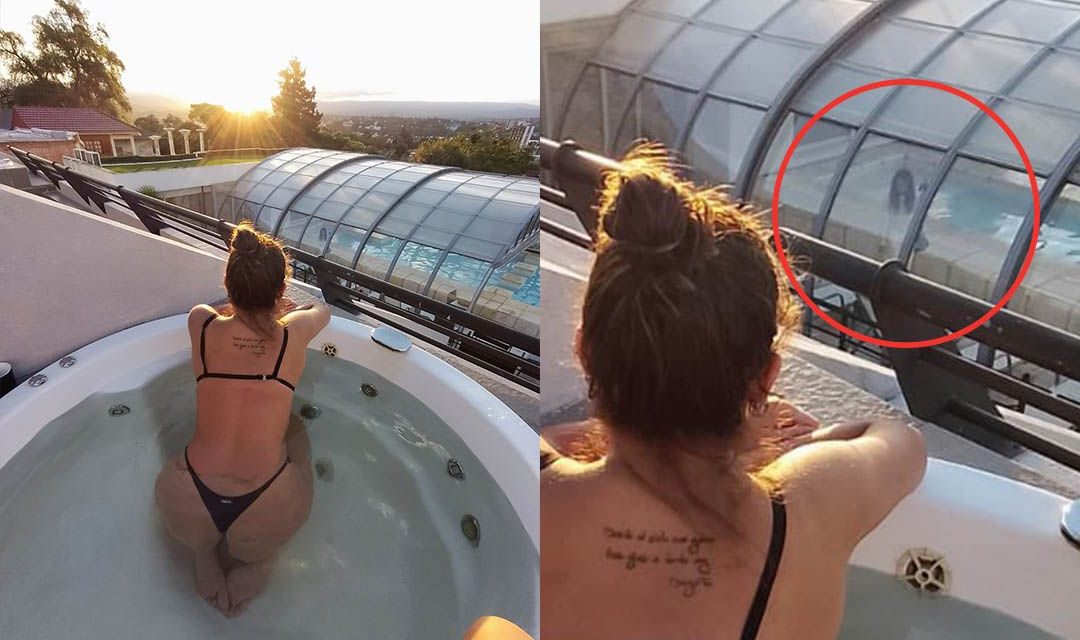 Pareja capta a un fantasma en un jacuzzi en Argentina