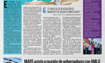 Portada [12 de abril de 2022] Mexicanos rechazan revocación de mandato; MARS asiste a reunión de gobernadores con AMLO y más…