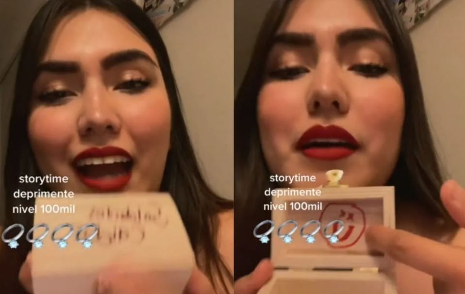 Mujer colecciona los anillos de compromiso de sus ex’s (Video)