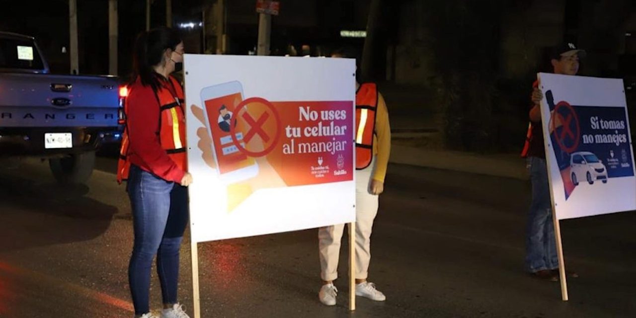 Municipio lleva campaña a zona de antros para evitar accidentes vehiculares