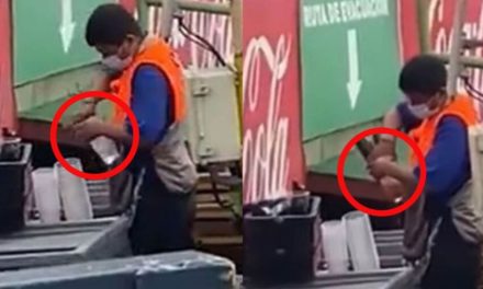 Vendedor rebaja la cerveza con agua en el Tigres vs Toluca (Video)