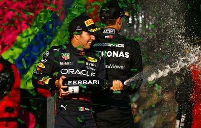 Checo Pérez termina segundo en el GP de Australia