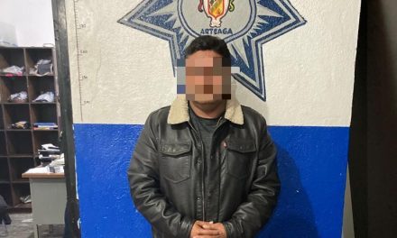 Detienen a hombre que encendió una fogata en Arteaga