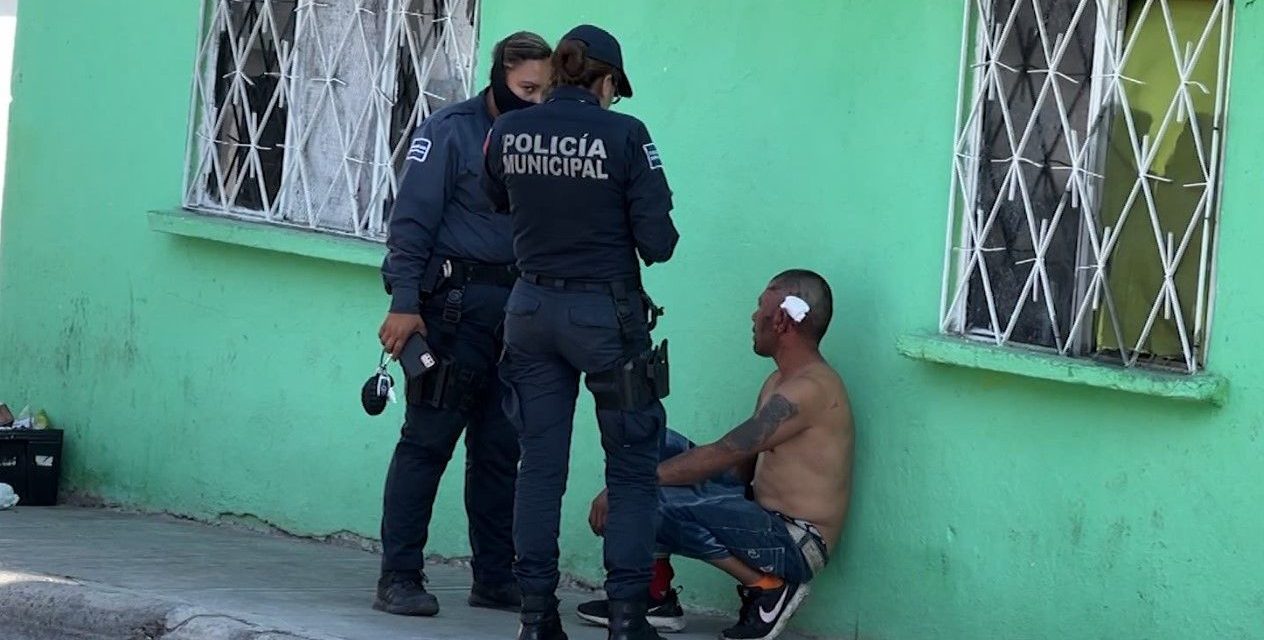 Hombre termina con la cabeza sangrando tras ser herido en un pleito
