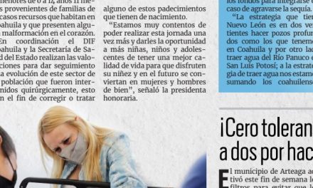 Portada [10 de abril de 2022] Continúa el programa ‘Corazón A Corazoncito’; Chema Fraustro empodera a la ciudadanía y más…