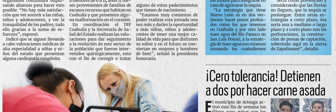 Portada [10 de abril de 2022] Continúa el programa ‘Corazón A Corazoncito’; Chema Fraustro empodera a la ciudadanía y más…