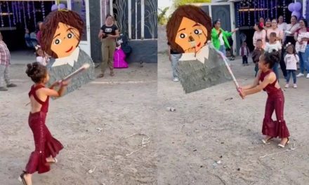 Niña hace su fiesta con temática de Selena y su piñata es de Yolanda Saldívar