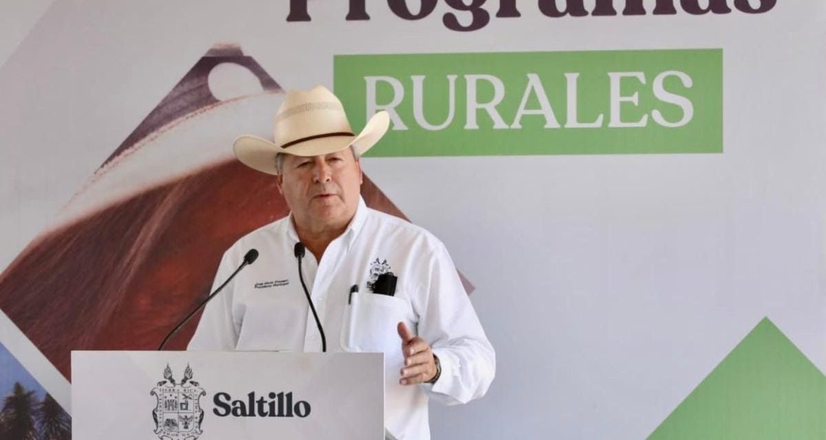 Anuncian inversión de 50 millones de pesos para el campo en Saltillo
