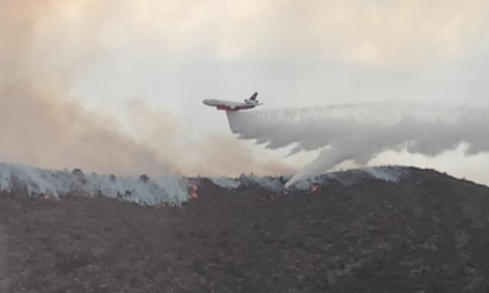 DC-10 ya vuela sobre las zonas afectadas por incendios forestales