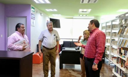 Anuncia Chema Fraustro obras en los Biblioparques