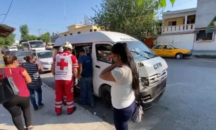 Se reportan seis heridos en accidente entre vehículos de transporte público en Saltillo