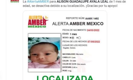 Autoridades localizan a bebé robada en Sonora; mujeres habrían matado a su madre