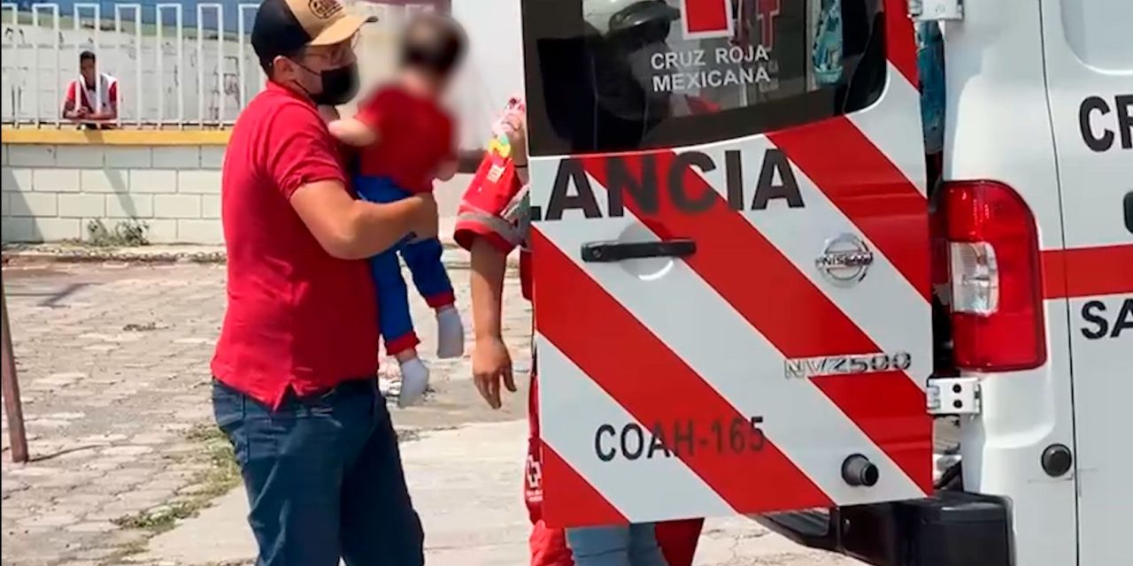 Bebé cae de su cama en Saltillo, presentaba posible fractura de cráneo