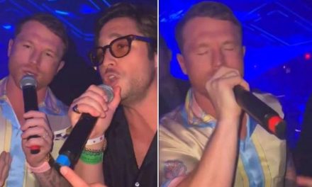 Mientras la gente pasa horas hablando del ‘Canelo’; él ‘festejó’ su derrota al lado de ‘Luis Miguel’