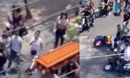 VIDEO: Con porras y caravana de motos despiden al ‘Chato’, narcomenudista abatido en CDMX