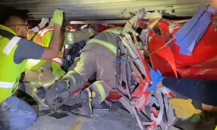 Grave un trabajador tras chocar en Saltillo