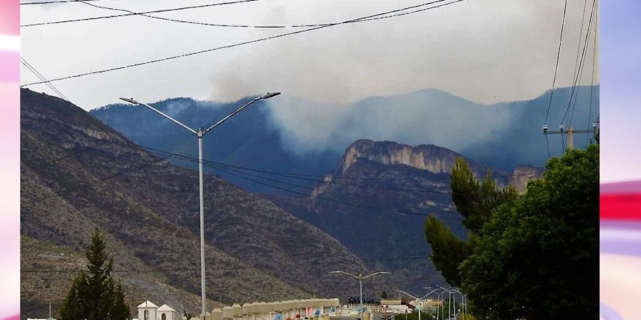Humareda en Cañon de San Lorenzo alarma a saltillenses