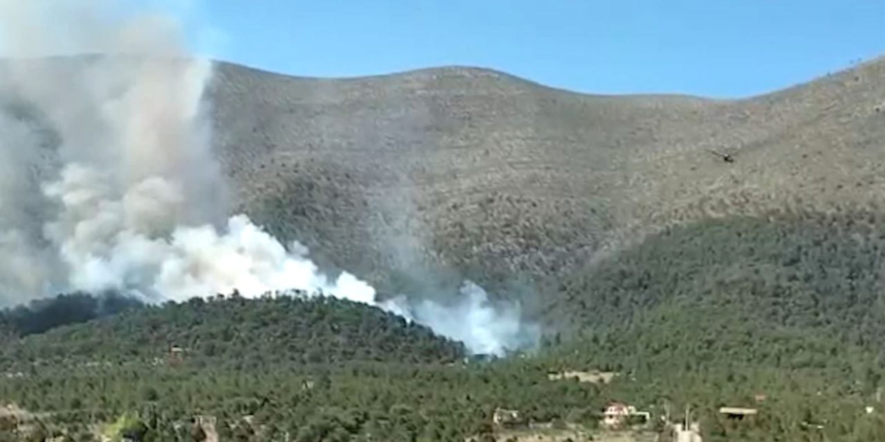 Atiende municipio de Arteaga nuevo incendio