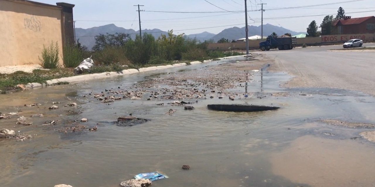 Existe un foco de infección en la colonia Nuevo Mirasierra por aguas negras