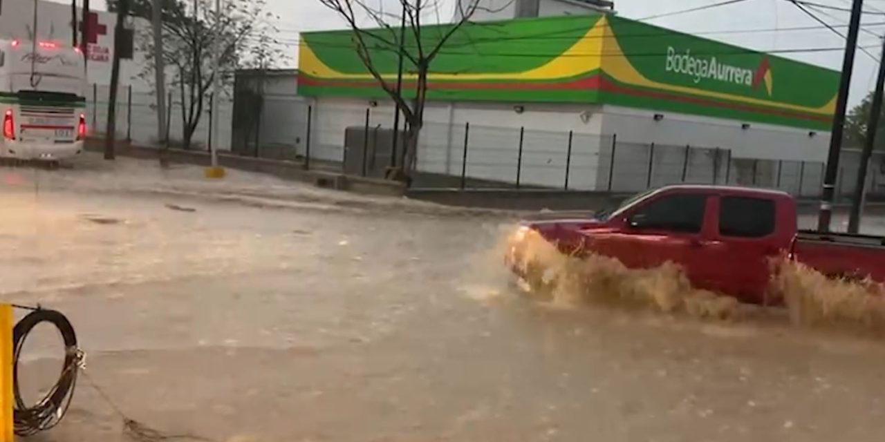 Solo un lesionado por las lluvias en Acuña