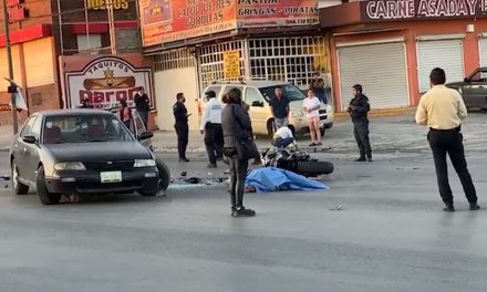 Muere motociclista en Otilio González, en Saltillo