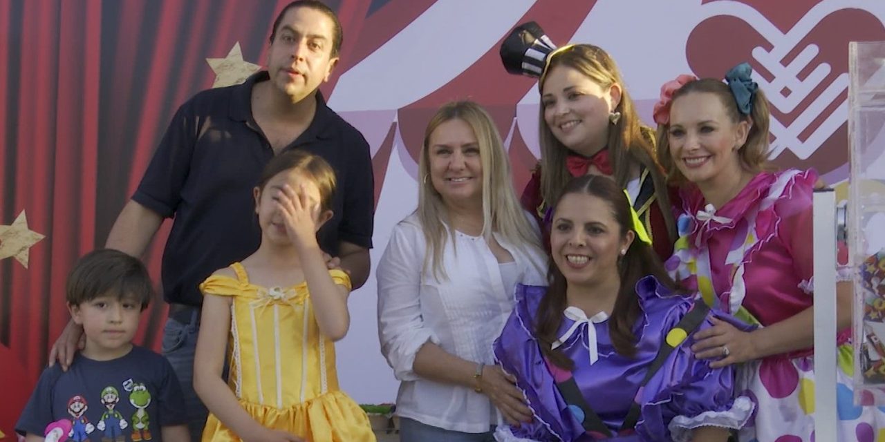 Cumple Ramos Arizpe con la niñez con el Circo DIF