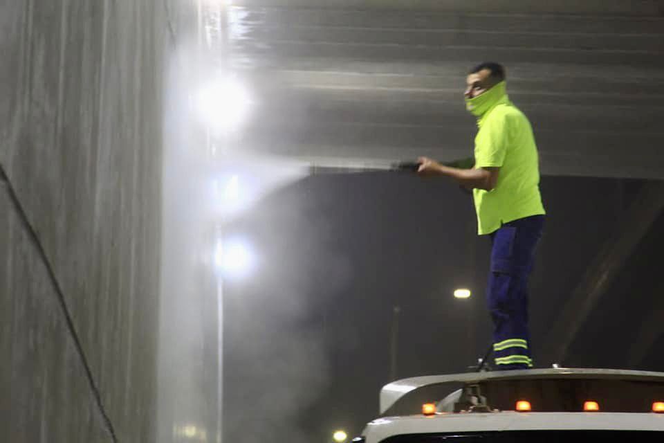 Municipio realiza mantenimiento a vialidades de Saltillo