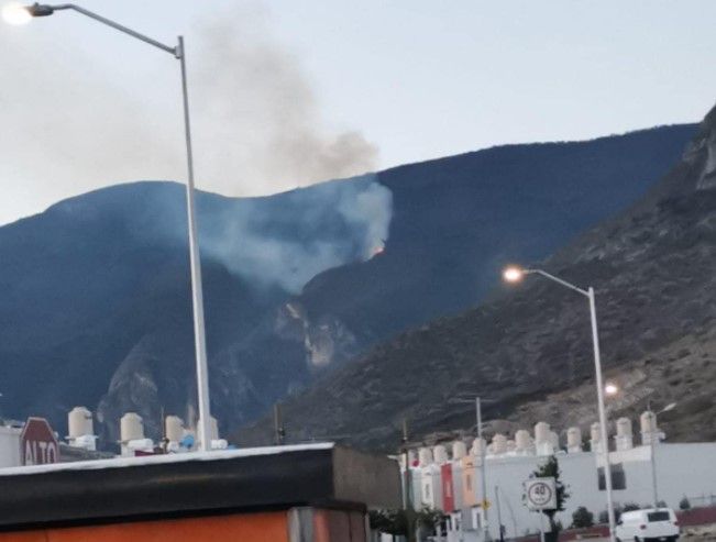 Se reactiva el incendio del Cañón de San Lorenzo en Saltillo