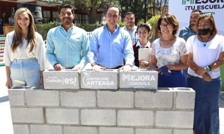 Arranca Mejora tu Escuela en Arteaga, Coahuila
