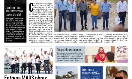 Portada Región Fronteriza [17 de junio de 2022] Arrancan pavimentación en colonias de Acuña; Obras públicas mejoran la calidad de vida y más…