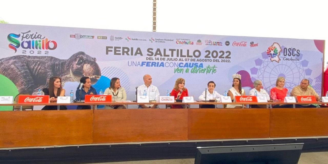 Revelan cartel de la Expo Feria Saltillo 2022