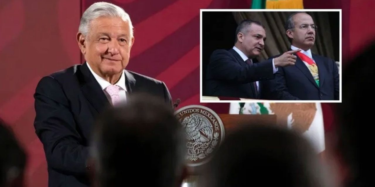 Afirma AMLO que testigos contra García Luna involucran a Calderón