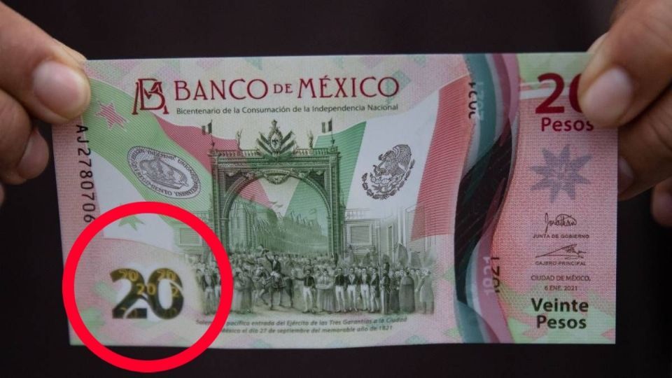 Ofrecen hasta 400 mil pesos por billete de 20 pesos de la seria Aa08