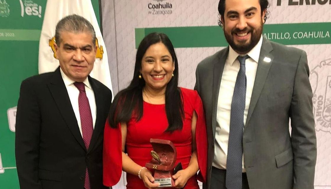 Entrega MARS Premio Estatal de Periodismo 2022 en Saltillo