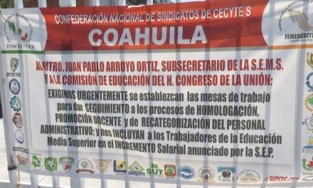 En vías de solución el conflicto laboral del CECyTEC