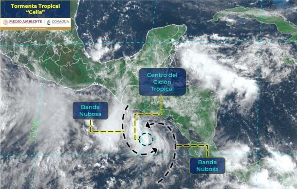 Se forma tormenta tropical ‘Celia’ en el Océano Pacífico