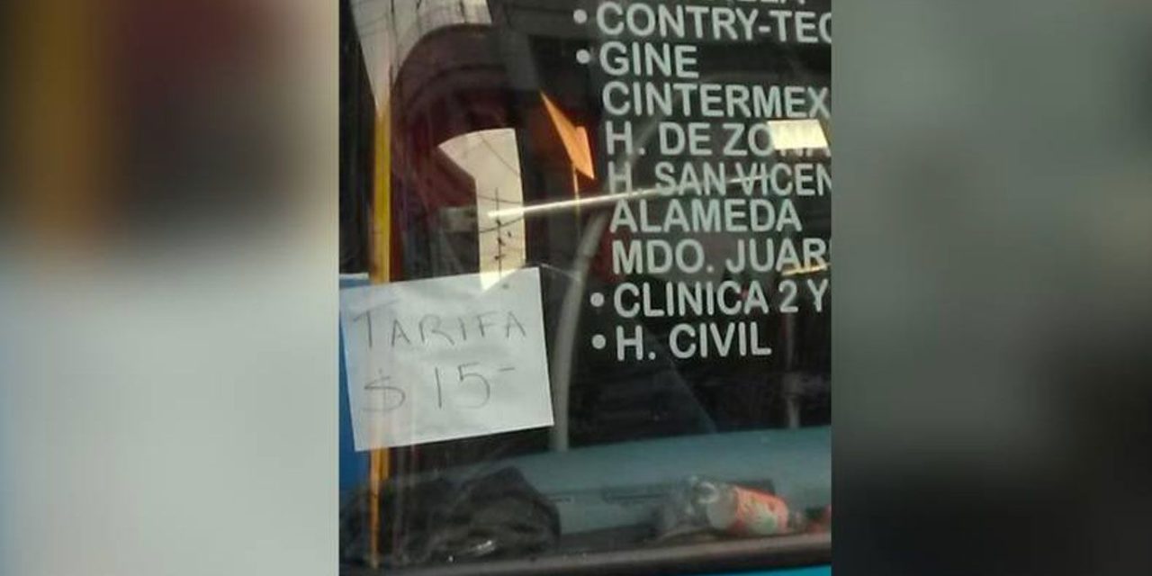 Cumbieros le suben; incrementan a 15 pesos transporte en Monterrey