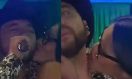 Fidel Rueda empuja a una fanática en concierto… ella le quería dar un beso en la boca