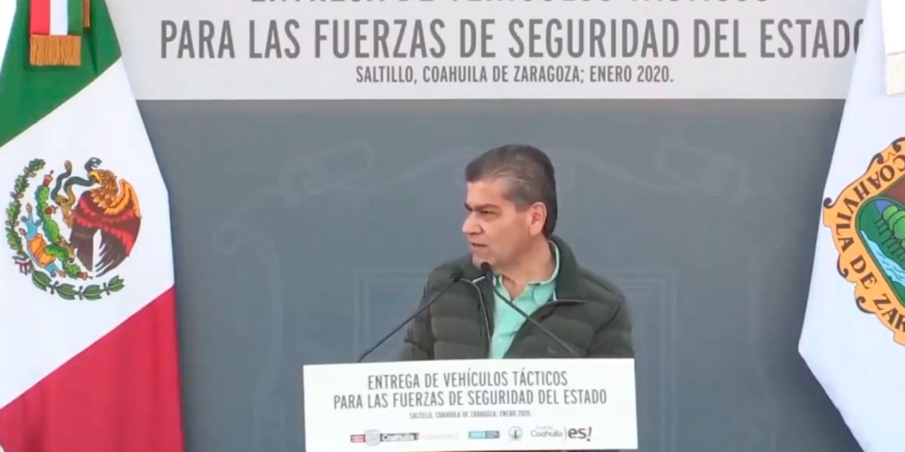 Llama Riquelme a no politizar con temas de seguridad